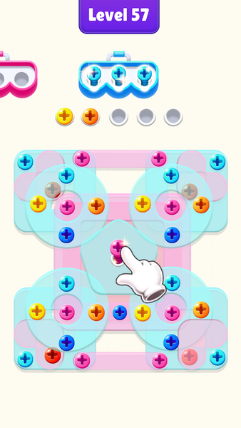 Unscrew Jam: Pin Nuts Puzzle - Gameplay image of android game