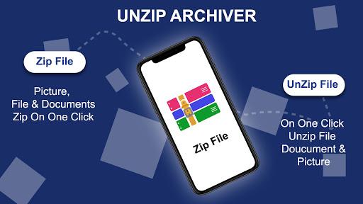 Zip Unzip File Extractor - عکس برنامه موبایلی اندروید