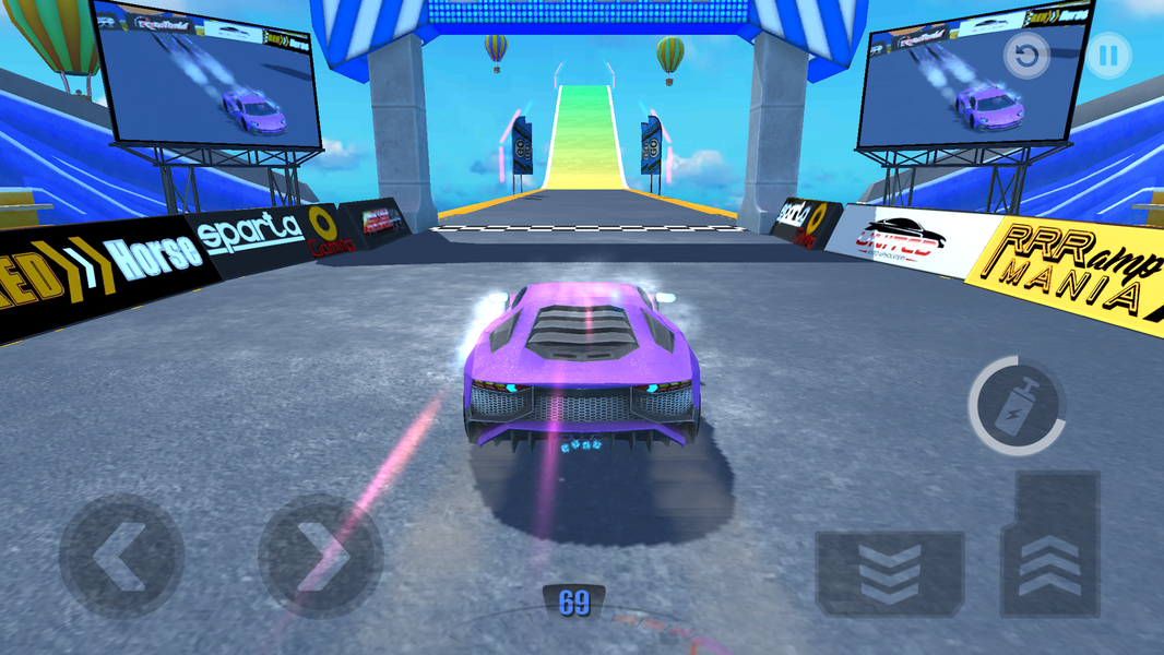 Ramp Car Trick Master 3D - Gameplay image of android game