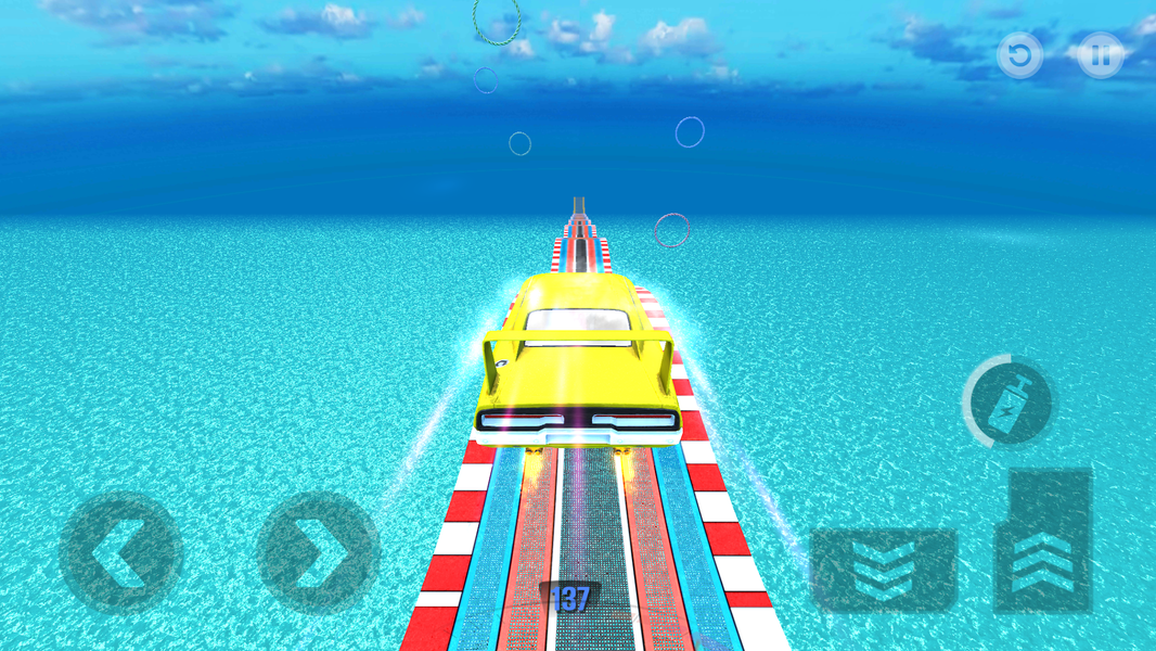 Ramp Car Trick Master 3D - Gameplay image of android game