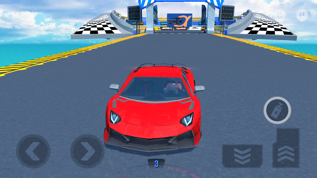 Ramp Car Trick Master 3D - Gameplay image of android game