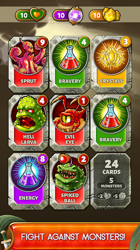 Infected Kingdom Card Game. - Gameplay image of android game