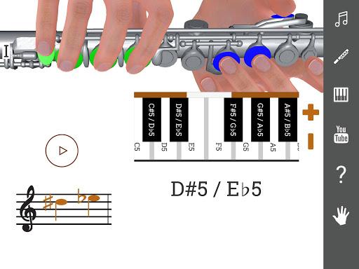 ۳D Flute Fingering Chart - عکس برنامه موبایلی اندروید