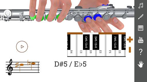 3D Flute Fingering Chart - Image screenshot of android app