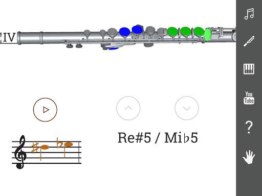 ۳D Flute Fingering Chart - عکس برنامه موبایلی اندروید
