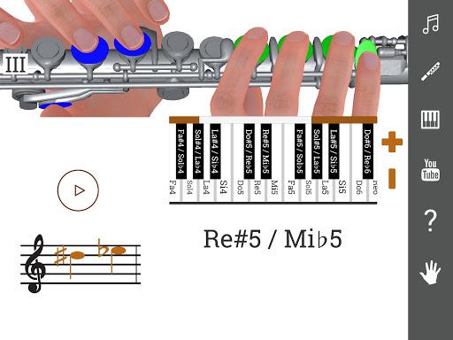 ۳D Flute Fingering Chart - عکس برنامه موبایلی اندروید