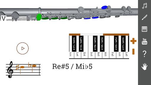۳D Flute Fingering Chart - عکس برنامه موبایلی اندروید