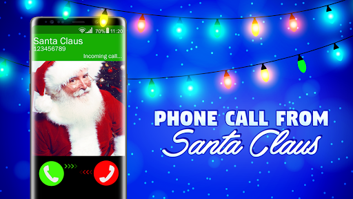 Answer call from Santa Claus ( - Image screenshot of android app