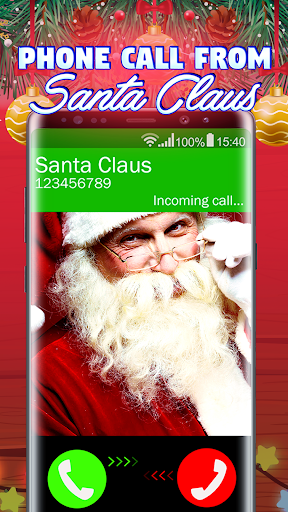 Answer call from Santa Claus ( - Image screenshot of android app