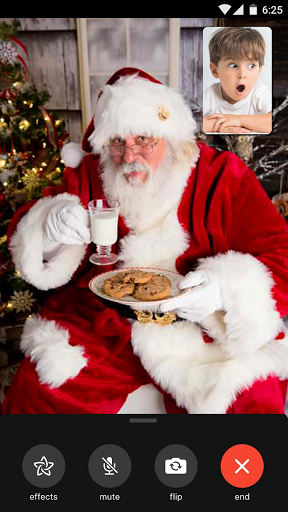 Video call from Santa joke - عکس برنامه موبایلی اندروید