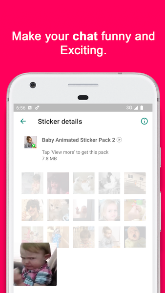 Baby Stickers Animated - Image screenshot of android app