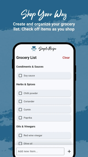 Simple Recipe: Recipe Saver - عکس برنامه موبایلی اندروید