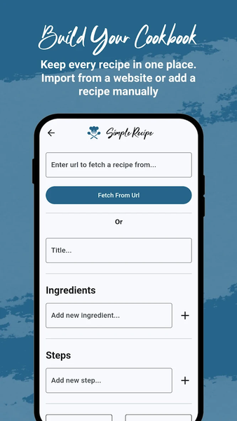 Simple Recipe: Recipe Saver - عکس برنامه موبایلی اندروید