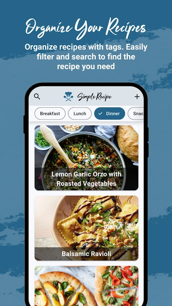 Simple Recipe: Recipe Saver - عکس برنامه موبایلی اندروید