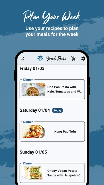 Simple Recipe: Recipe Saver - عکس برنامه موبایلی اندروید
