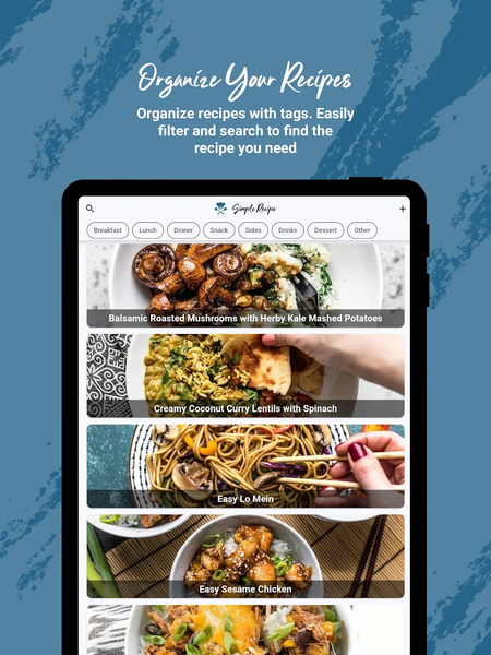 Simple Recipe: Recipe Saver - عکس برنامه موبایلی اندروید