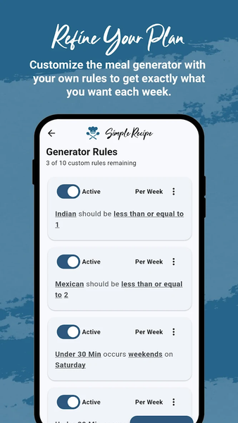 Simple Recipe: Recipe Saver - عکس برنامه موبایلی اندروید