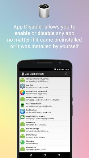 App Disabler [root] - Image screenshot of android app