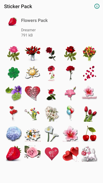 Flowers Stickers for Whatsapp - عکس برنامه موبایلی اندروید