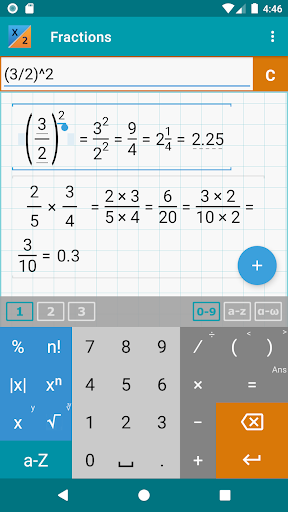 Fraction Calculator + Math - عکس برنامه موبایلی اندروید