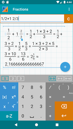 Fraction Calculator + Math - عکس برنامه موبایلی اندروید