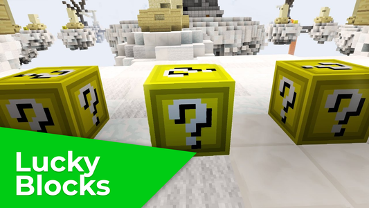 Minecraft Mods, WHITE LUCKY BLOCKS!!!