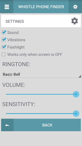Whistle phone finder - عکس برنامه موبایلی اندروید