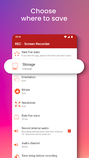 REC - Screen | Video Recorder - Image screenshot of android app