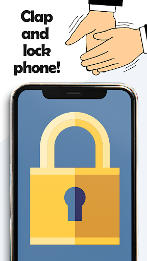 Lock Phone By Clapping - Image screenshot of android app