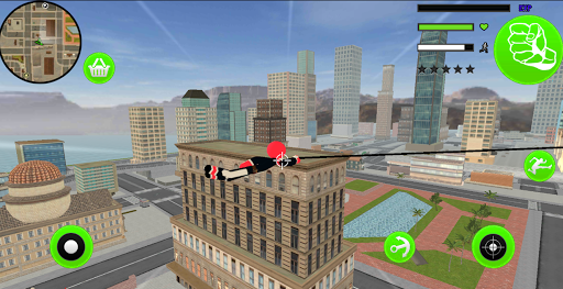 Superhero Stickman Rope Hero Gangstar Mafia - عکس بازی موبایلی اندروید