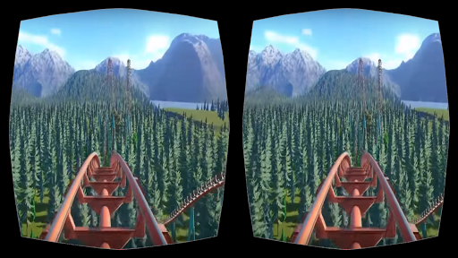 Roller coaster for VR - عکس برنامه موبایلی اندروید