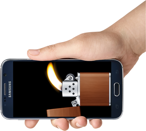 Lighter for cigarettes prank - عکس بازی موبایلی اندروید
