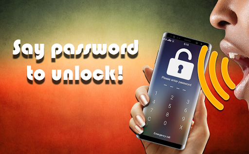Lockscreen using voice - Image screenshot of android app