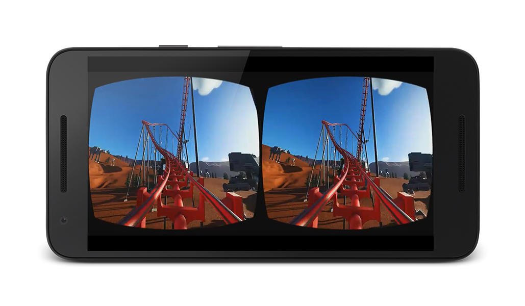 Roller coaster VR POV 3D - عکس برنامه موبایلی اندروید