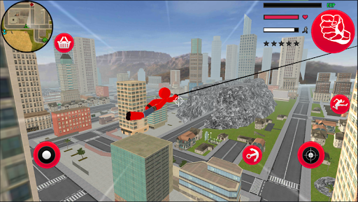 Hellboy Stickman Rope Hero Strange Gangster Vegas - عکس بازی موبایلی اندروید