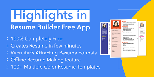 Resume builder free CV maker app curriculum vitae - عکس برنامه موبایلی اندروید