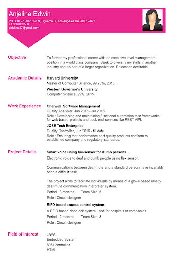 Resume builder free CV maker app curriculum vitae - Image screenshot of android app