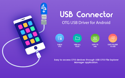 USB Connector : OTG USB Driver - عکس برنامه موبایلی اندروید