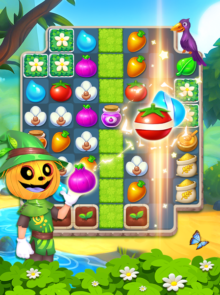 Sweet Fruit Match 3 - Gameplay image of android game
