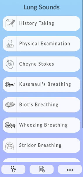 Lungs Auscultation - Image screenshot of android app