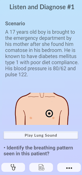 Lungs Auscultation - Image screenshot of android app