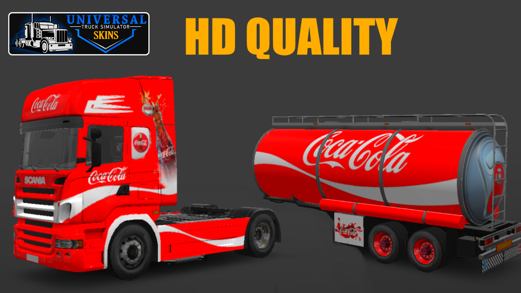 Skin Universal Truck Simulator - عکس برنامه موبایلی اندروید