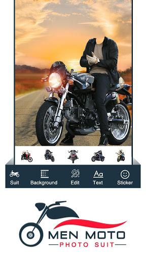 Men Moto Photo Suit : Bike Photo Editor - عکس برنامه موبایلی اندروید