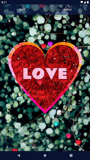 Love You Live Wallpaper - عکس برنامه موبایلی اندروید