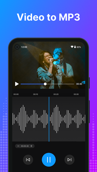 Mp3 Cutter & Video To Audio - Image screenshot of android app