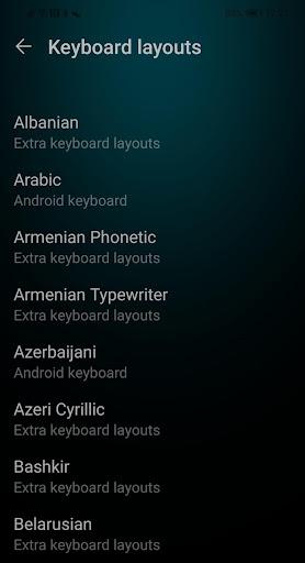 More Physical Keyboard Layouts - عکس برنامه موبایلی اندروید
