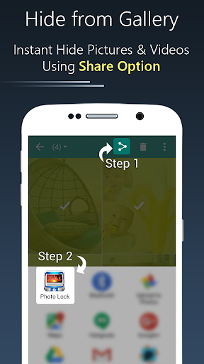 Photo Lock App - گالری مخفی - عکس برنامه موبایلی اندروید