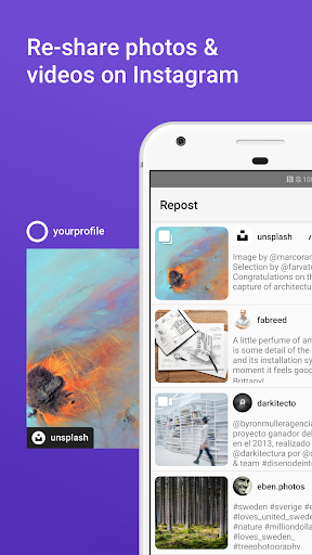 Repost for IG: Posts & Stories - Image screenshot of android app