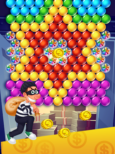 Robber & Thief Bubble - Gameplay image of android game