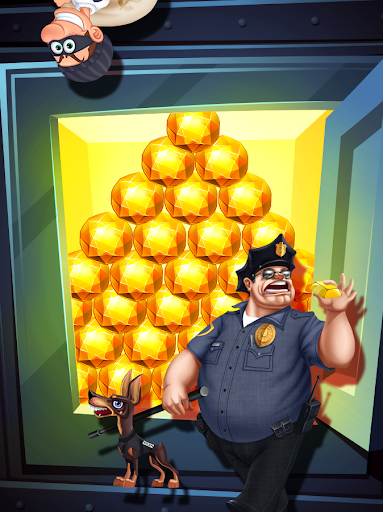 Robber Diamonds Swap - Gameplay image of android game